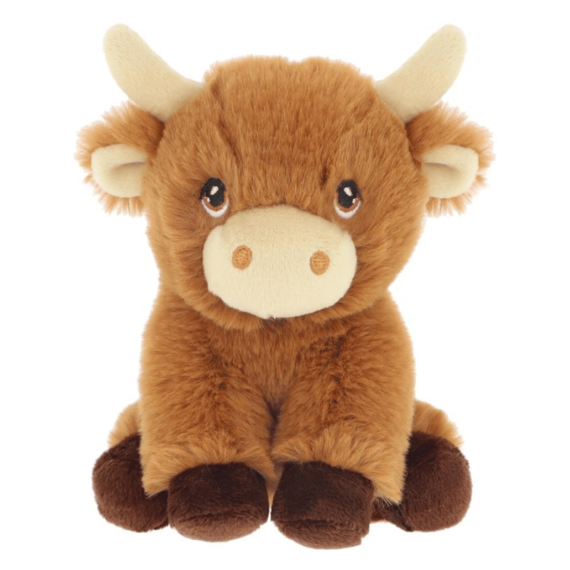 12cm Keeleco Mini Collectables Shaggy Cow