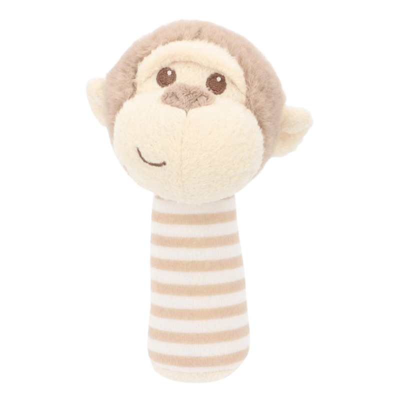14cm Keeleco Baby Marcel Monkey Stick Rattle