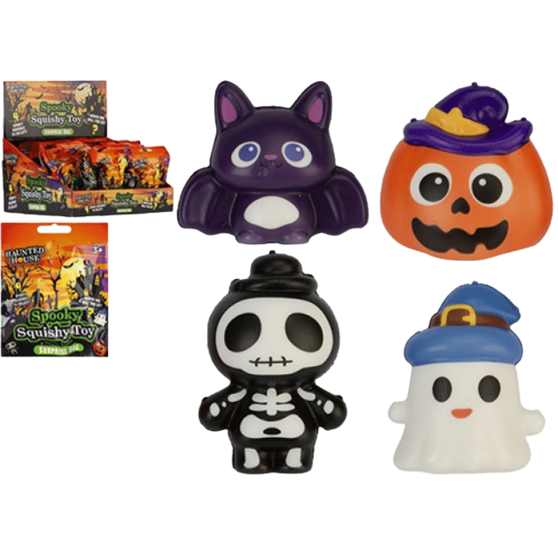 Haunted House Halloween Squish Toy In Blind Bag 8cm