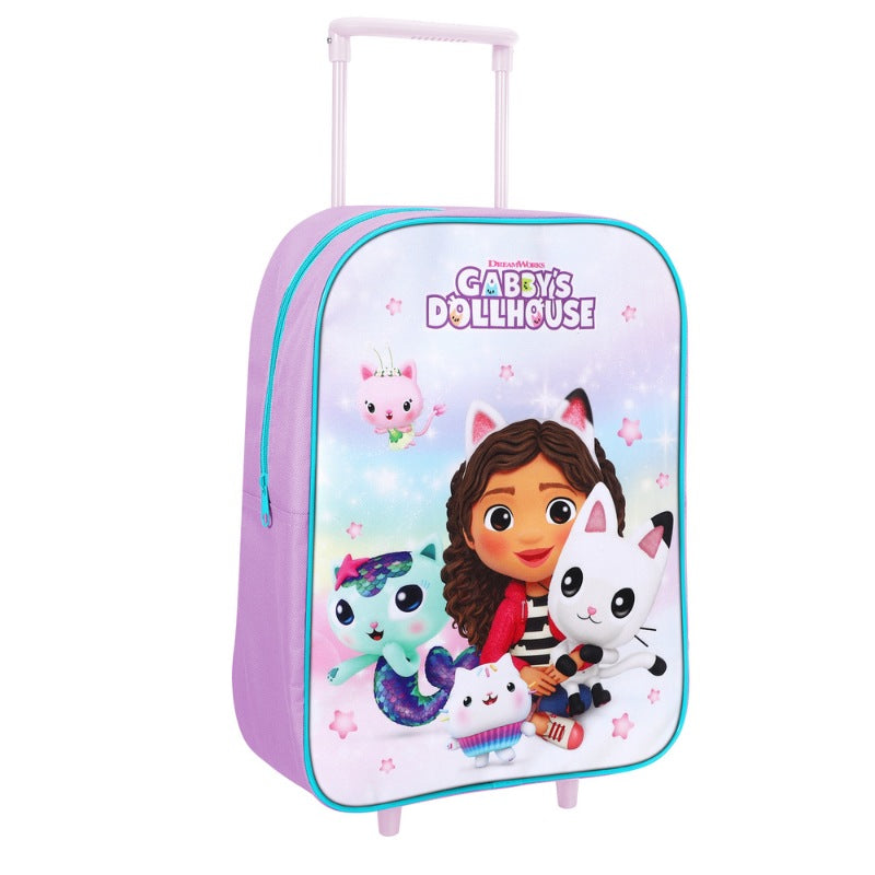 Official Gabby's Doll House Standard Trolley Backpack