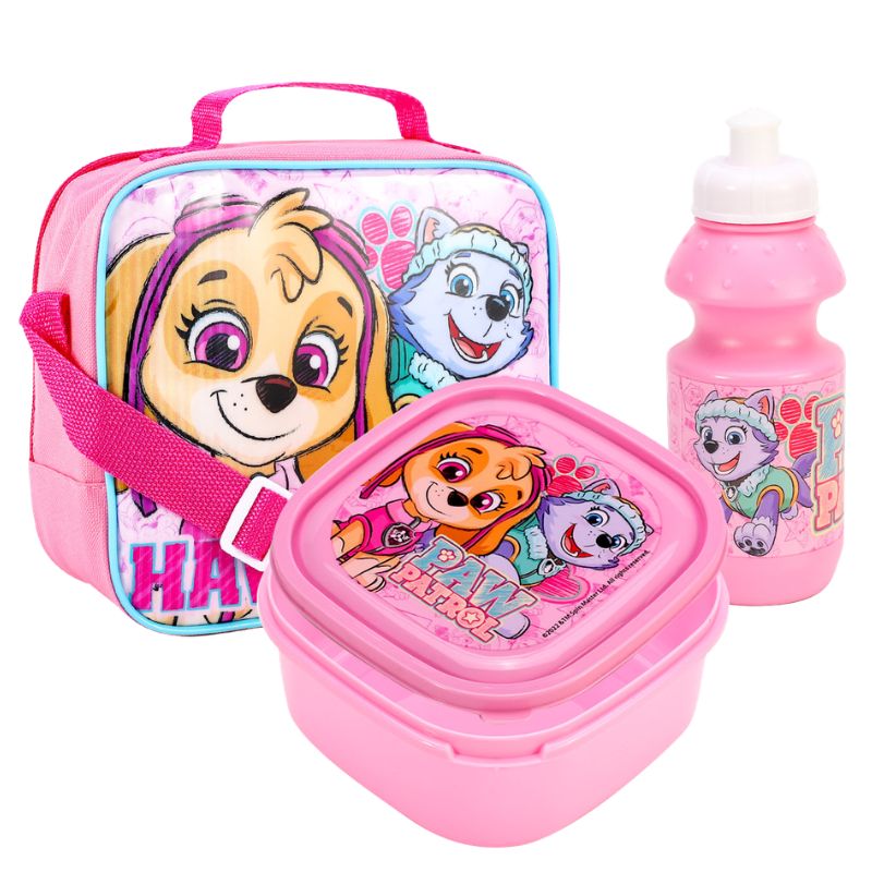 Official Paw Patrol 'Mission Have Fun' Lunch Bag 3 Piece Set