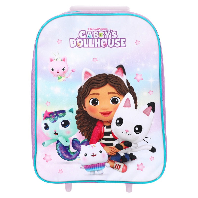 Official Gabby's Doll House Standard Trolley Backpack