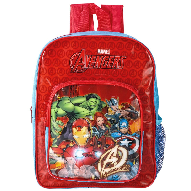 Official Avengers Deluxe Backpack With Front Pocket