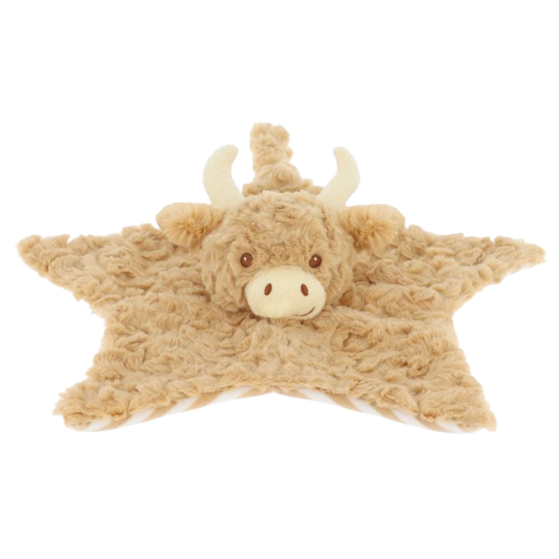 32cm Keeleco Baby Hamish Cow Comfort Blanket