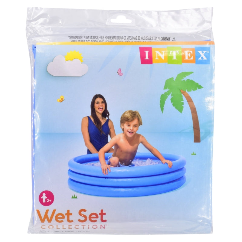 3 Ring Crystal Blue Pool