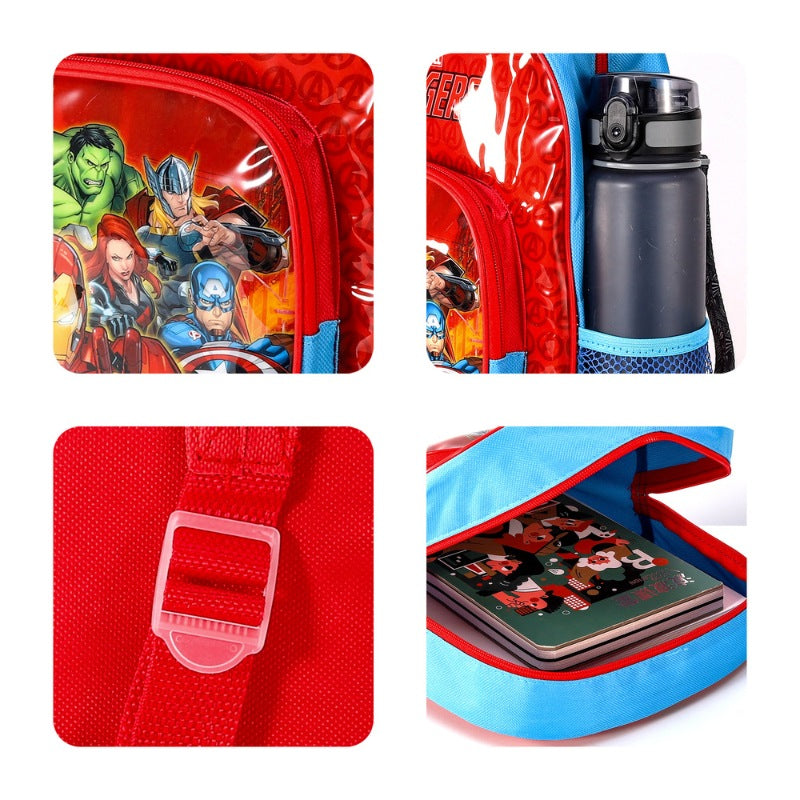 Official Avengers Deluxe Backpack With Front Pocket