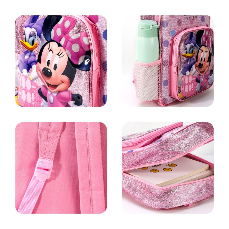 Official Minnie Mouse Deluxe Character Backpack
