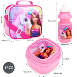 Official Barbie Lunch Bag 3 Piece Set