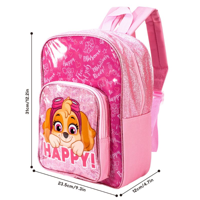 Official Paw Patrol Glitter Deluxe Backpack