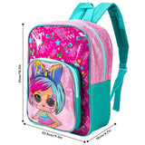 Official LOL Surprise Glitter Deluxe Backpack