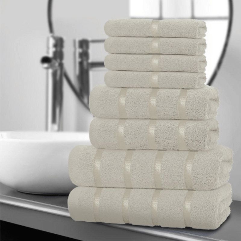 8 Piece Boston Towel Bale Set - Cream