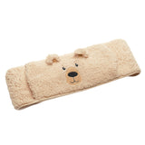 Bear Embroidered Plush Waist Wrap Hot Water Bottle 1 Litre