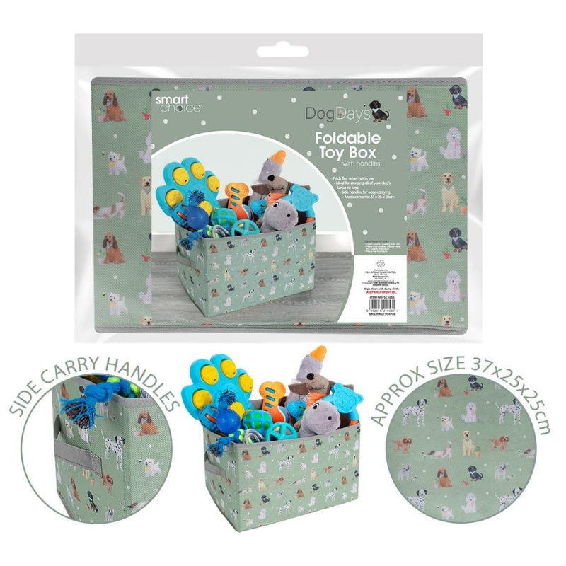 Dog Days Folding Toy Storage Box