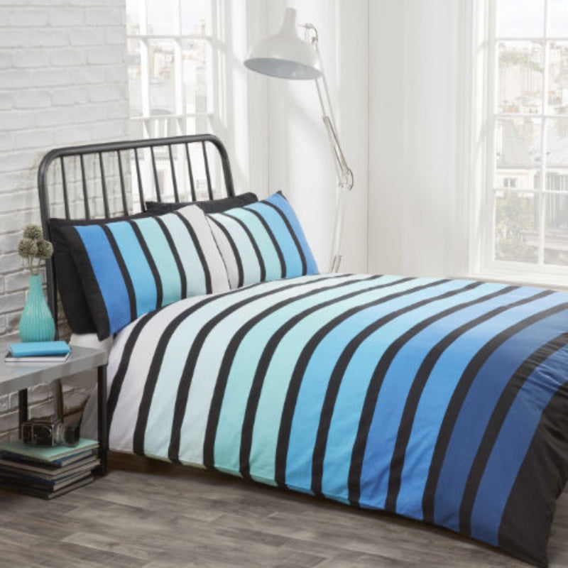 Finest Homeware Soho Blue Duvet Set