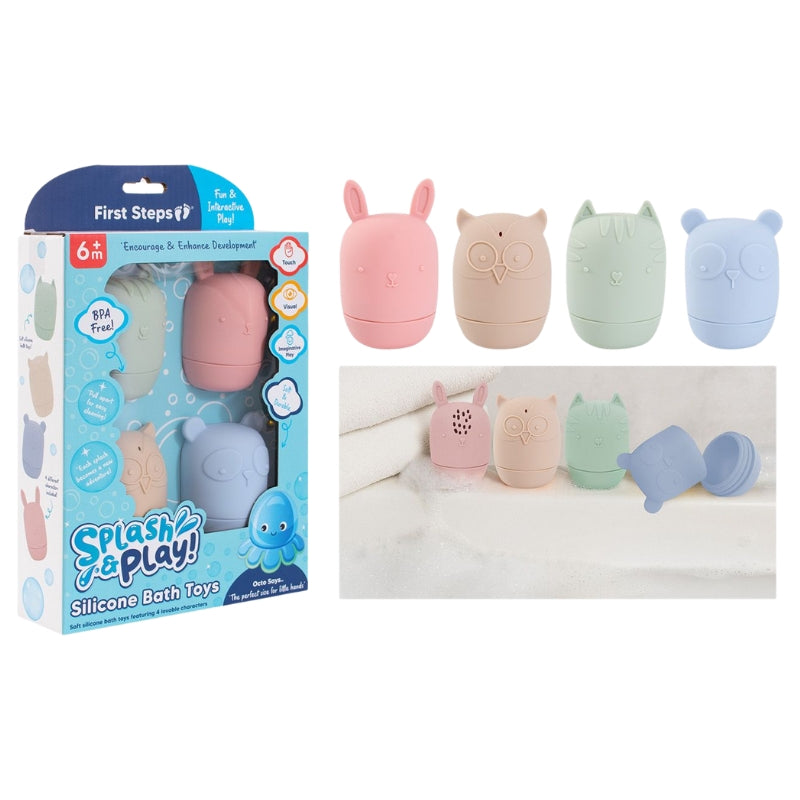 First Steps Splash & Play Silicone Bath Buddies