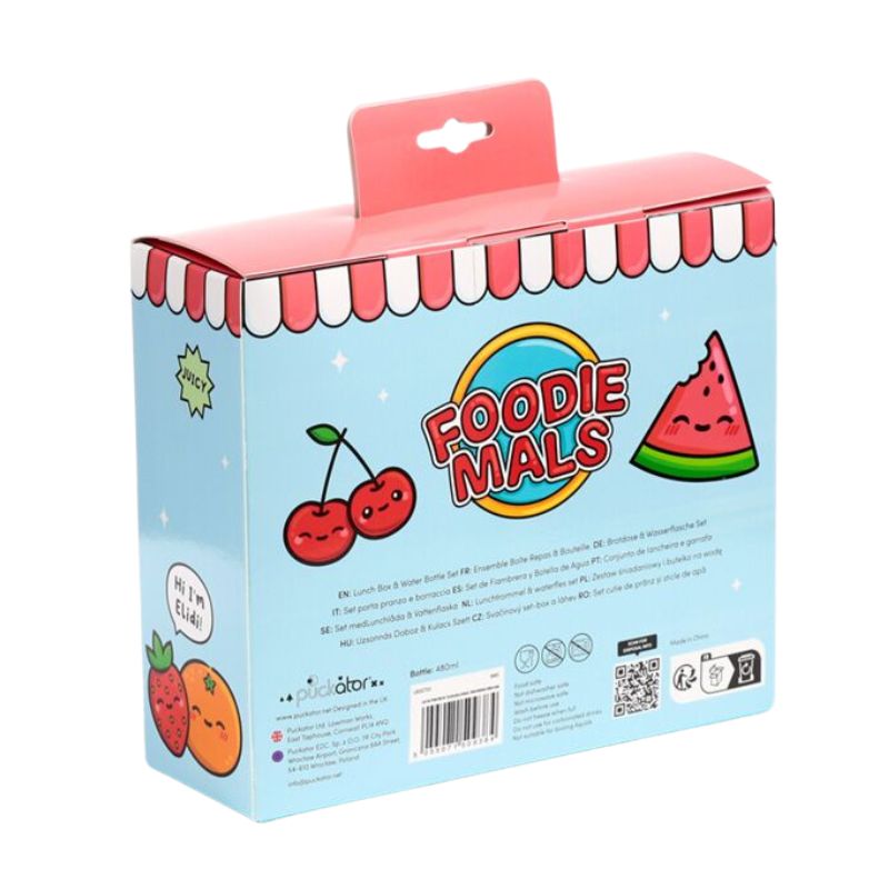 Foodiemals Lunch Box & Water Bottle Set