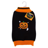 Halloween Sequin Pumpkin Pet Jumper Small 30cm