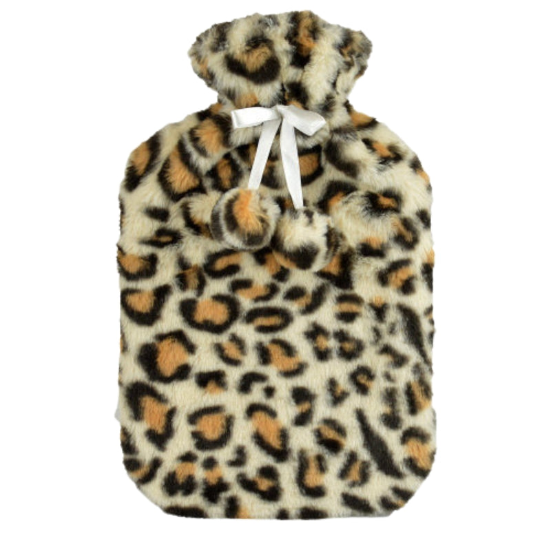 Hot Water Bottle Leopard Print