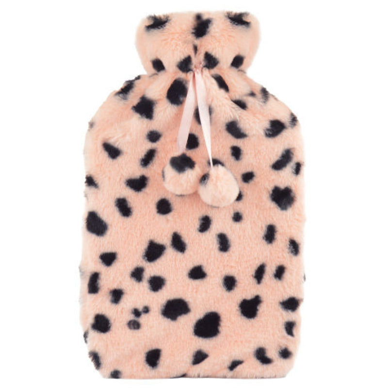 Leopard Print Plush Hot Water Bottle