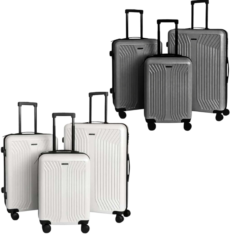 Lightweight Hard Shell 3 Piece Luggage Set