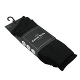 12 Men's Cotton Rich Casual Socks - Black