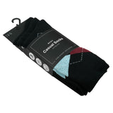 12 Men's Cotton Rich Casual Socks - Multi Argyle