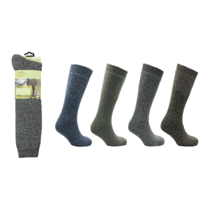 4 Pairs Men's ProHike Wellington Boot Socks