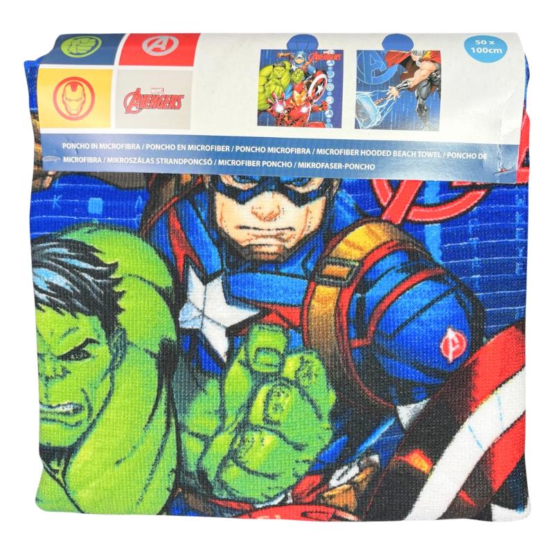 Official Avengers Kids Hooded Towel Poncho