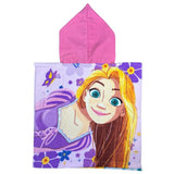 Official Disney Princess Kids Hooded Towel Poncho