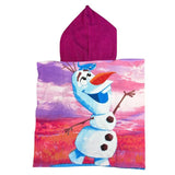 Official Frozen Kids Hooded Towel Poncho