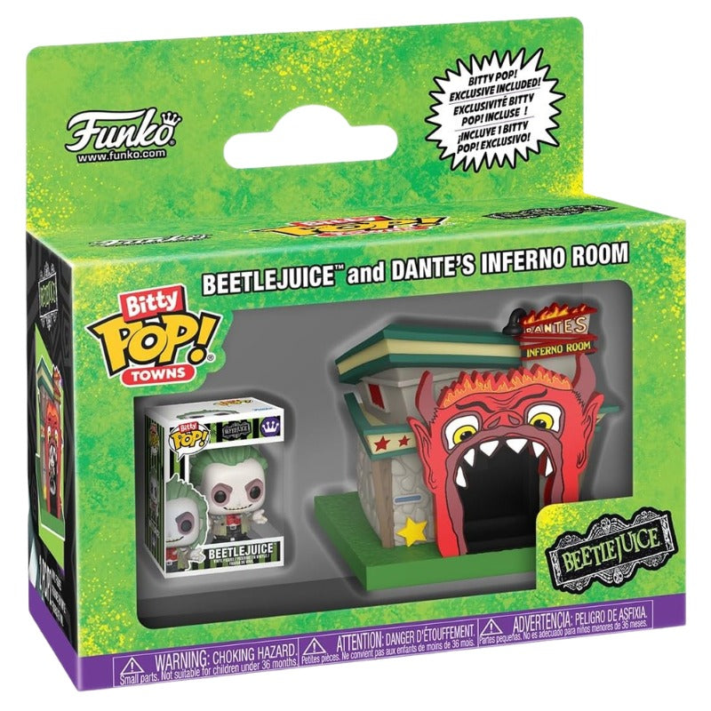 Official Funko Bitty POP! Town: Beetlejuice - Dantes Inferno Room - Collectable Vinyl Figure