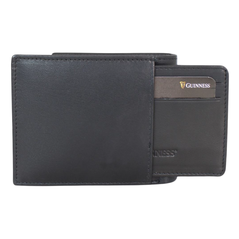 Official Guinness Genuine Leather Multi Card + Coin Wallet RFID Secure