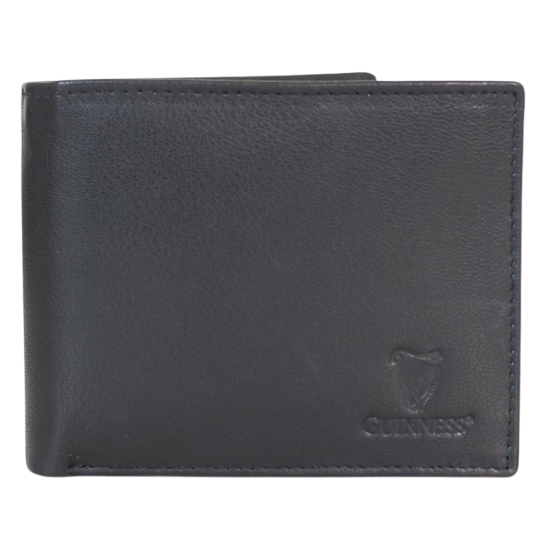 Official Guinness Genuine Leather Multi Card + Coin Wallet RFID Secure