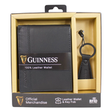 Official Guinness Genuine Leather Wallet with Leather Key Fob