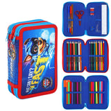 Official Paw Patrol 'I'm Fast' Filled 3 Zipped Pencil Case