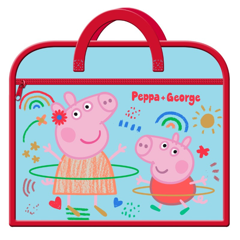 Official Peppa Pig Zipped Book Bag