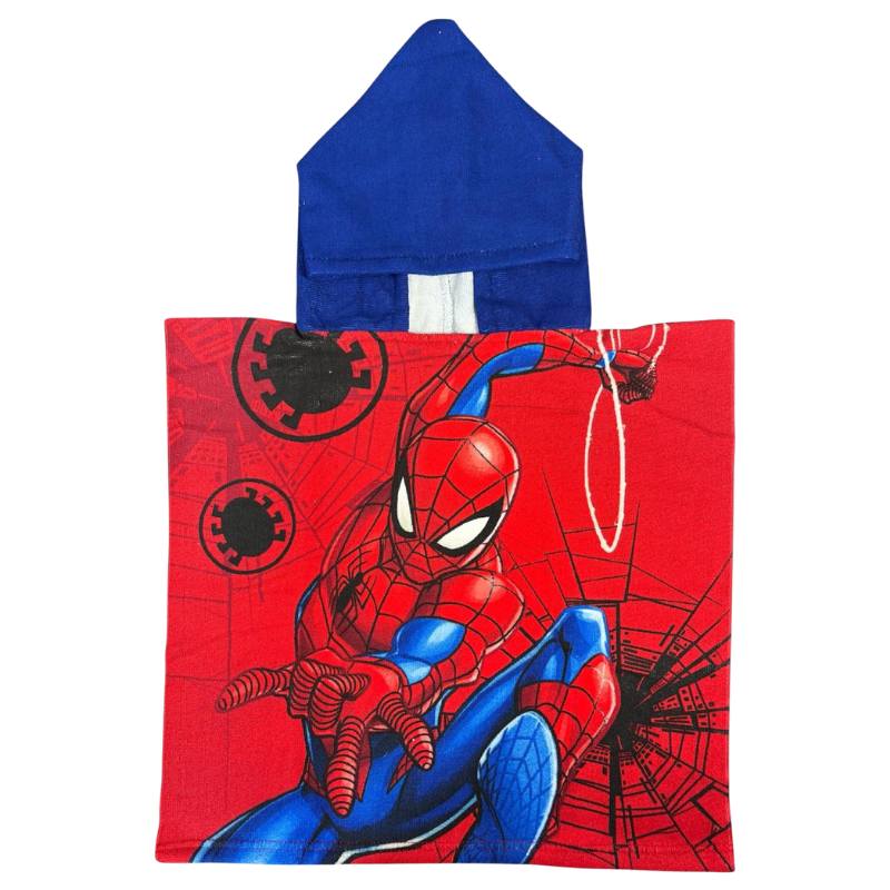 Official Spiderman Kids Hooded Towel Poncho
