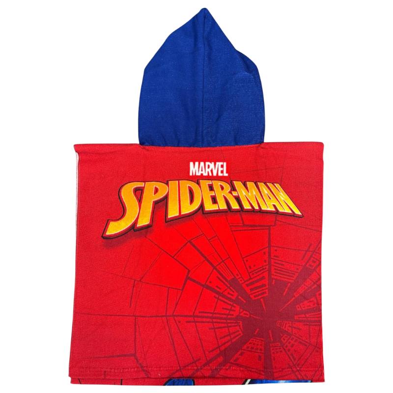 Official Spiderman Kids Hooded Towel Poncho