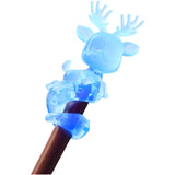 Official Wizarding World, Harry Potter Lumos Wand Illuminated Magic Wand 28cm With Boss Deer Figure