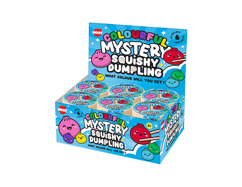 Pack of 2 Colourful Mystery Squishy Dumpling