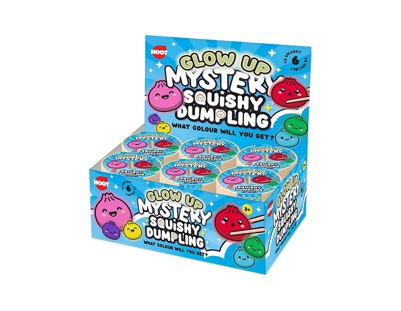 Pack of 2 Glow Up Mystery Squishy Dumpling