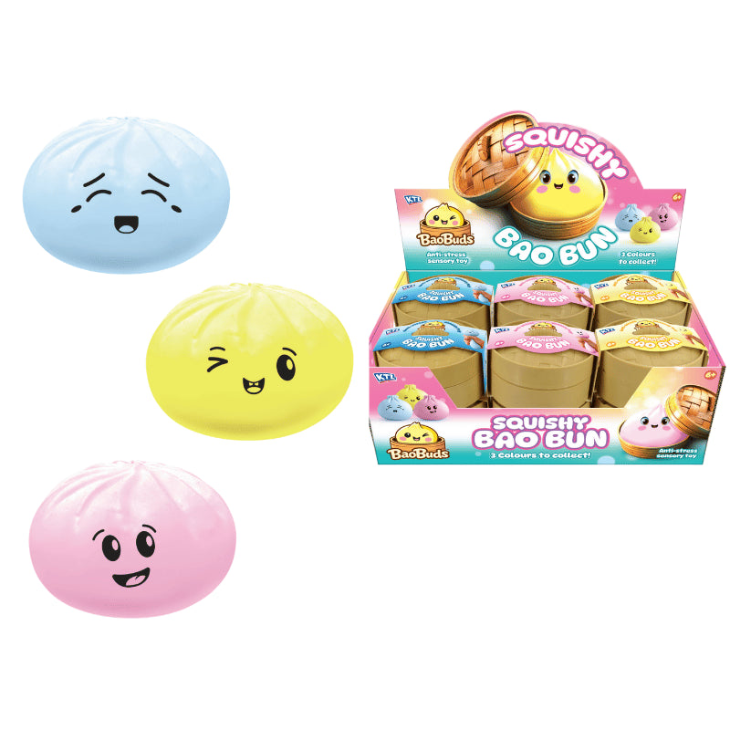 Pack of 3 Squishy Bao Bun Dumpling