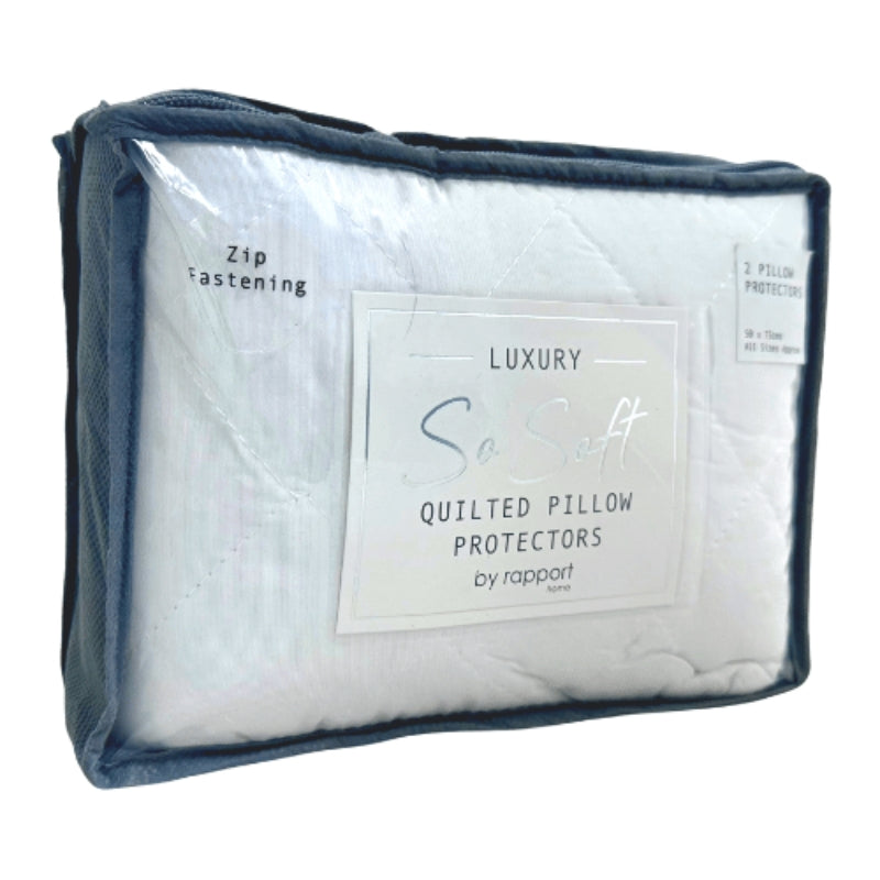 2 Pack Zip Fastening Pillow Protectors